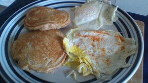 Pancakes and Eggs